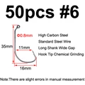 50pcs size 6