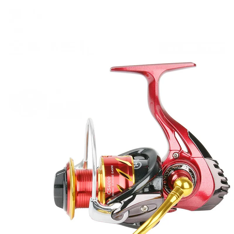 Carrete giratorio 1000s-7000s, 8KG, arrastre máximo 5,5: 1 4,7: 1, relación De engranaje, bobina De Pesca en roca y agua dulce y salada, rueda De Pesca De arrastre - imagen 2