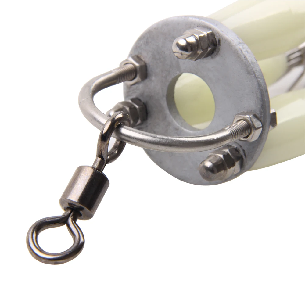 Shaddock-anzuelos luminosos de calamar, Señuelos de Pesca, anzuelos de plantilla de calamar, anzuelos de pesca, aparejos de cebo, 650g, 31,5 cm/12,4 in - imagen 5