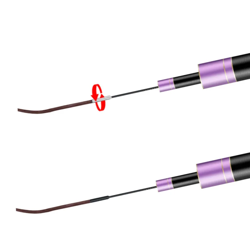 Caña de pescar telescópica de fibra de carbono, ultraligera, superdura, aparejos de Pesca - imagen 3