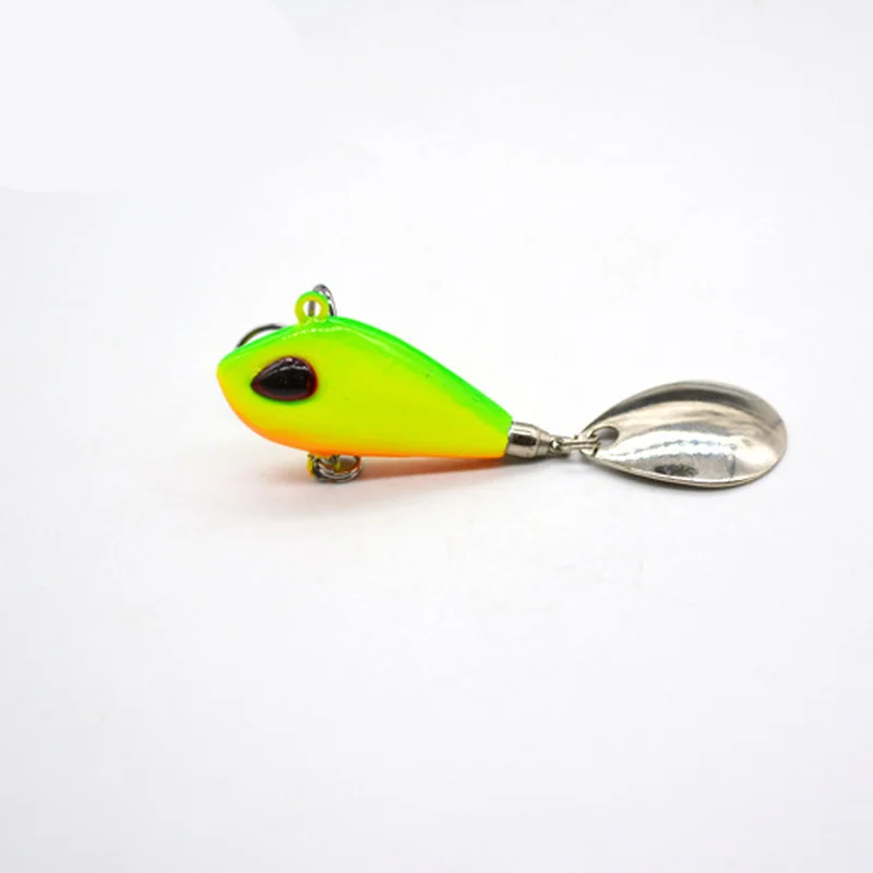Mini señuelo de pesca de Metal VIB con cuchara, 1 piezas, 6g10g17g25g, aparejos de pesca de invierno, Crankbait, Spinner de vibración, cebo hundido - imagen 5