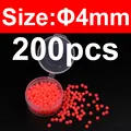 4mm Red 200pcs