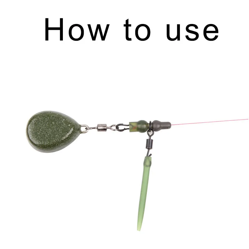 Caja de aparejos de pesca de carpa, manguitos giratorios antienredos, cuentas de tulipán de goma, accesorios para aparejos de carpa, 100-150 unids/lote - imagen 3