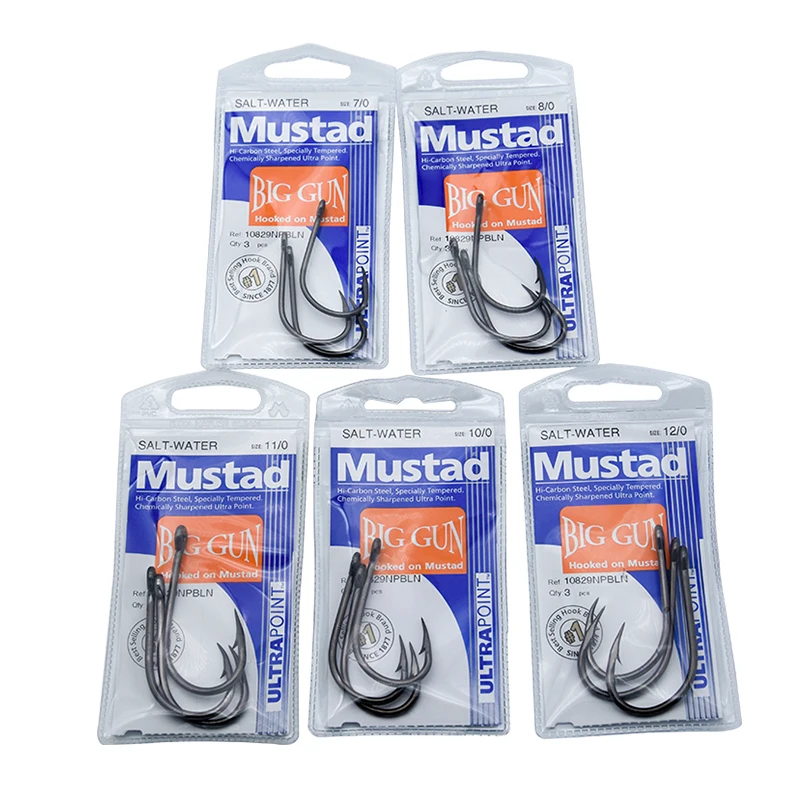 Anzuelos de Pesca de mar Mustad originales 10829 Jig cebos de anzuelo arenque esturión anzuelos de Pesca océano Acesory Anzol - imagen 5