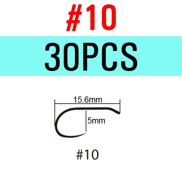 30PCS  Size 10