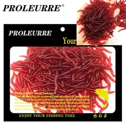 Cebo Suave Lombriz 4cm Sabor Camarón – Colores Realistas