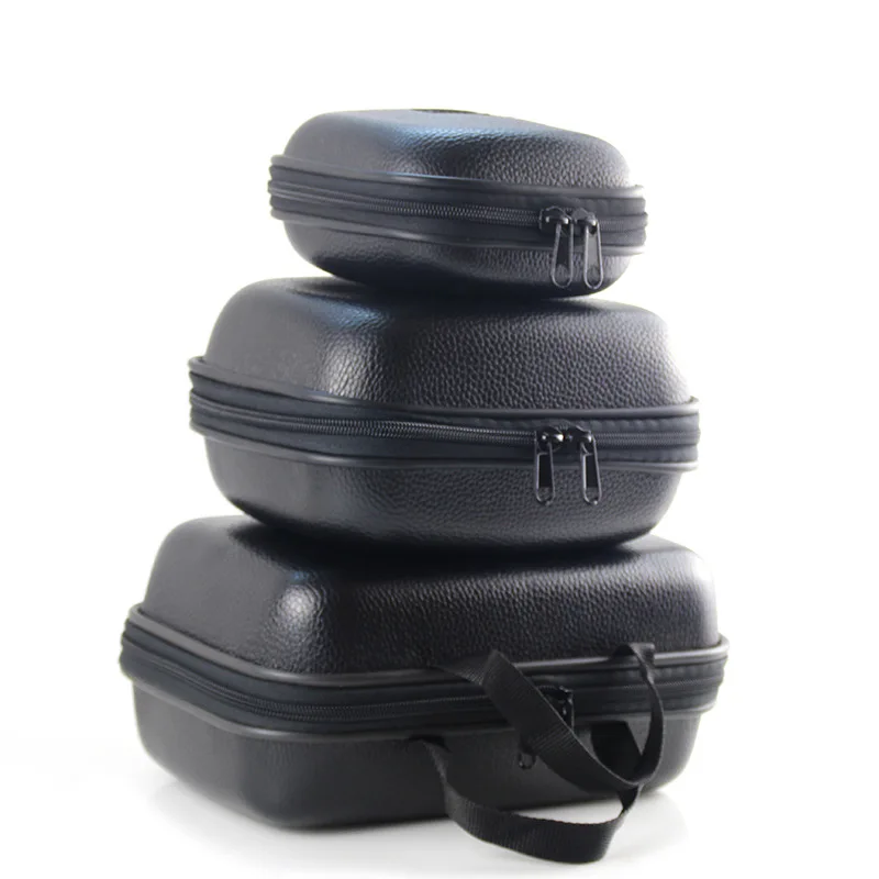 Bolsa de carrete de pesca de gran capacidad, paquete de carcasa dura de cuero, caja de herramientas de rueda de pez esponja a prueba de golpes, bolsa de almacenamiento - imagen 2