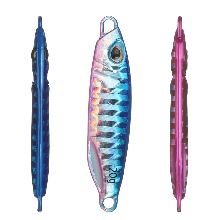 Señuelo de pesca con plantilla de Metal, 10g, 15g, 20g, 30g, aparejos de cebo para pesca de lubina, señuelo de Jigging para trucha, plantillas, señuelos de agua salada, cebo duro para curricán - imagen 4