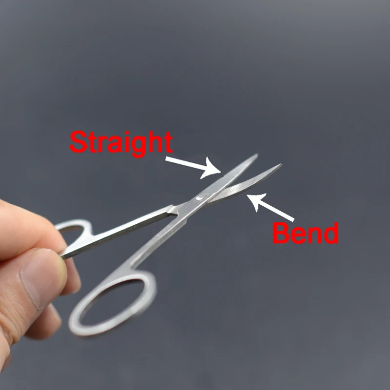 Visor-tijera de atado de moscas económica, punta de flecha de acero inoxidable de 3,3 pulgadas, tijera de pesca con mosca, hilos de atado de moscas, 2 uds. - imagen 2