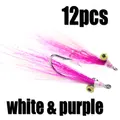 white purple 12pcs