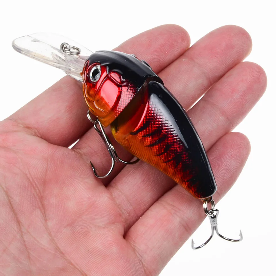 Señuelo de Pesca Wobblers Crankbaits, secciones articuladas, cebo duro, 8,5 cm, 14,2g, Iscas, curricán Artificial, pececillo, aparejos de Pesca, 1 ud. - imagen 2