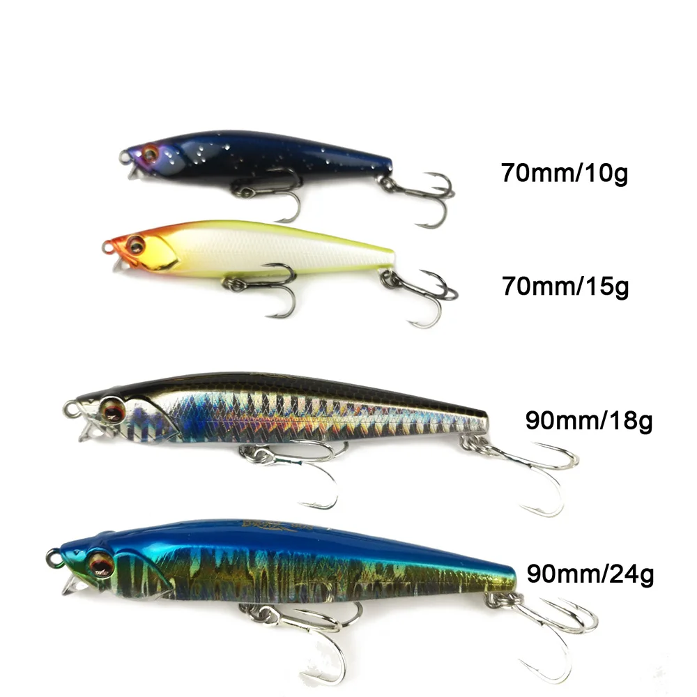 Explore la diversa gama de señuelos de pesca con diferentes tamaños y diseños para un rendimiento óptimo