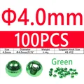 100PCS 4.0mm Green