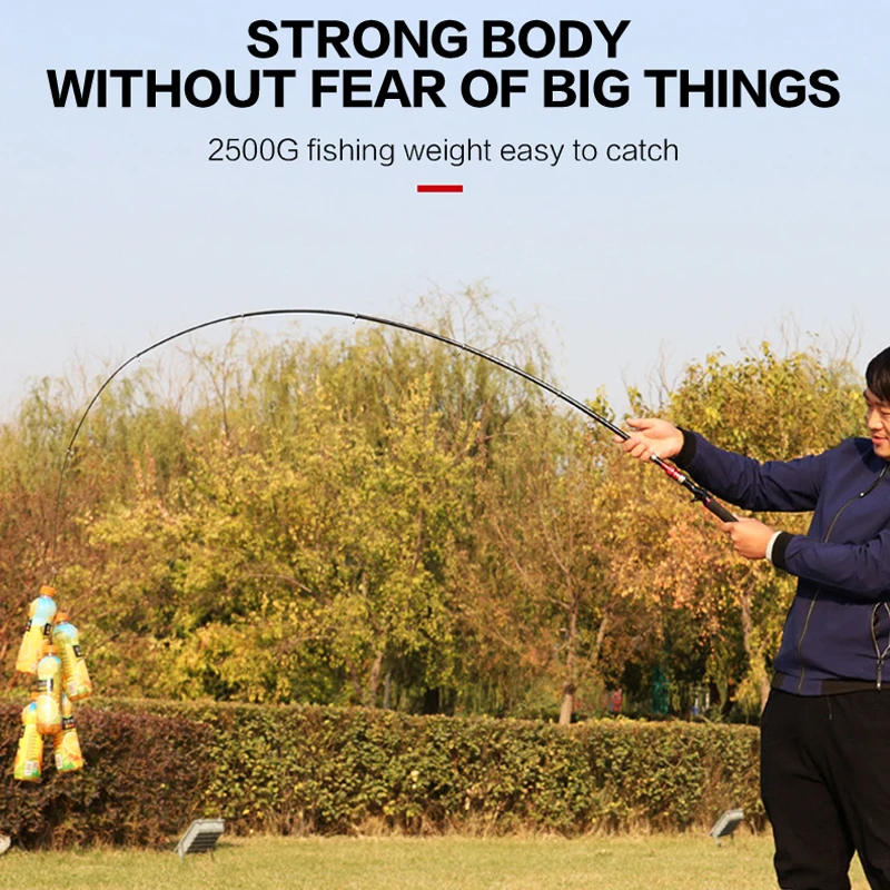 Caña de pescar telescópica de 1,5-2,4 M, caña giratoria de fundición, accesorios de pesca de carpa de mar - imagen 3
