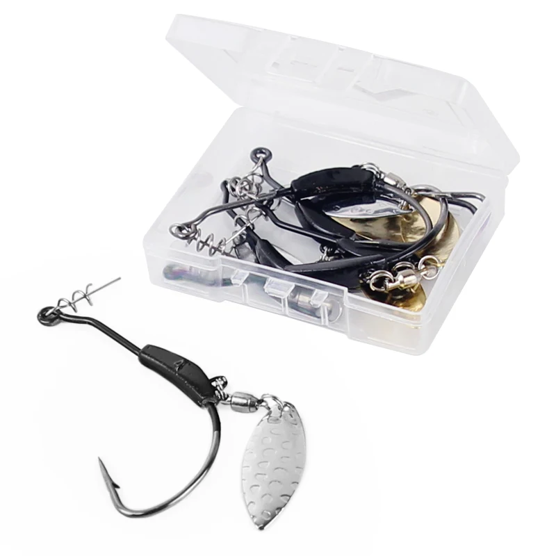 Mosodo-anzuelo de pesca con lentejuelas de metal, señuelo de peso, 2g-7g, cebos blandos, lote de 5 unidades - imagen 3