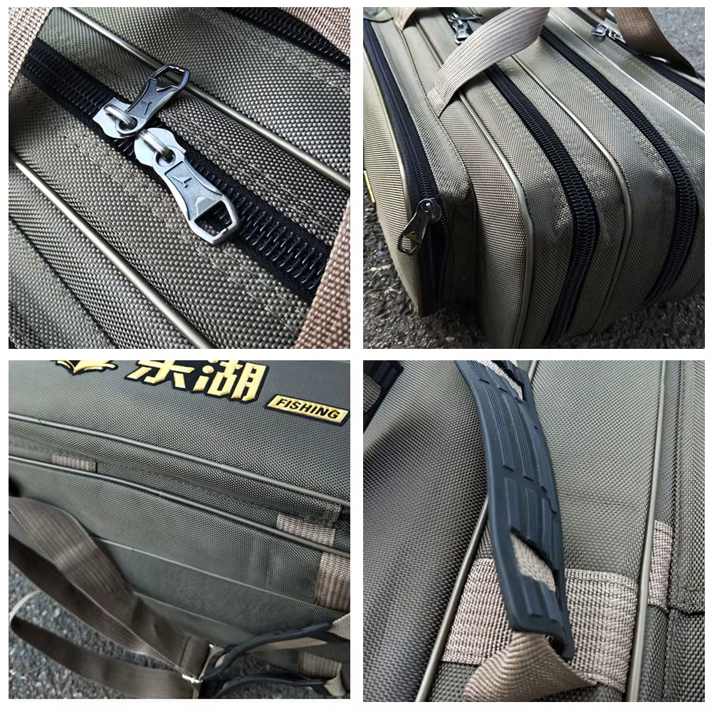 XA220G Bolsa de Pesca Portátil Impermeable para Caña y Accesorios - imagen 5