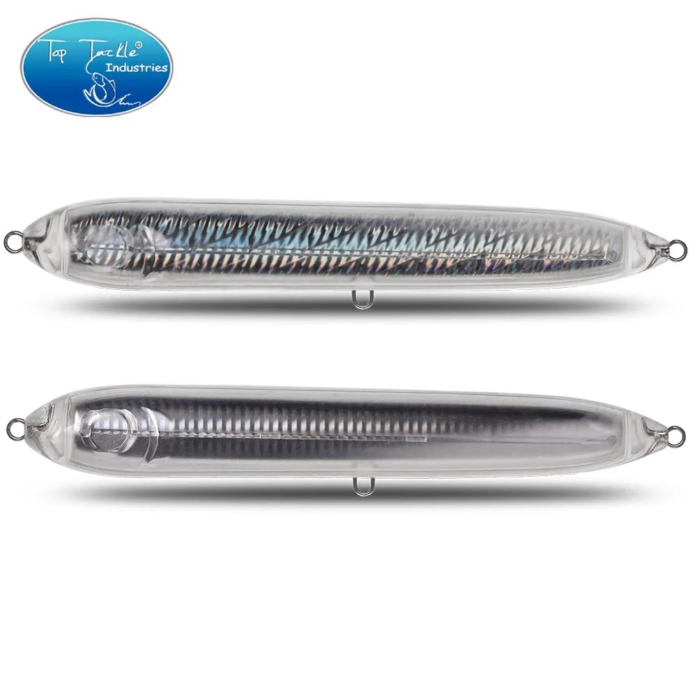 Señuelo de pesca de lápiz flotante sin pintar, cebo de plástico ABS CF, 210mm, 100g, para lubina - imagen 3