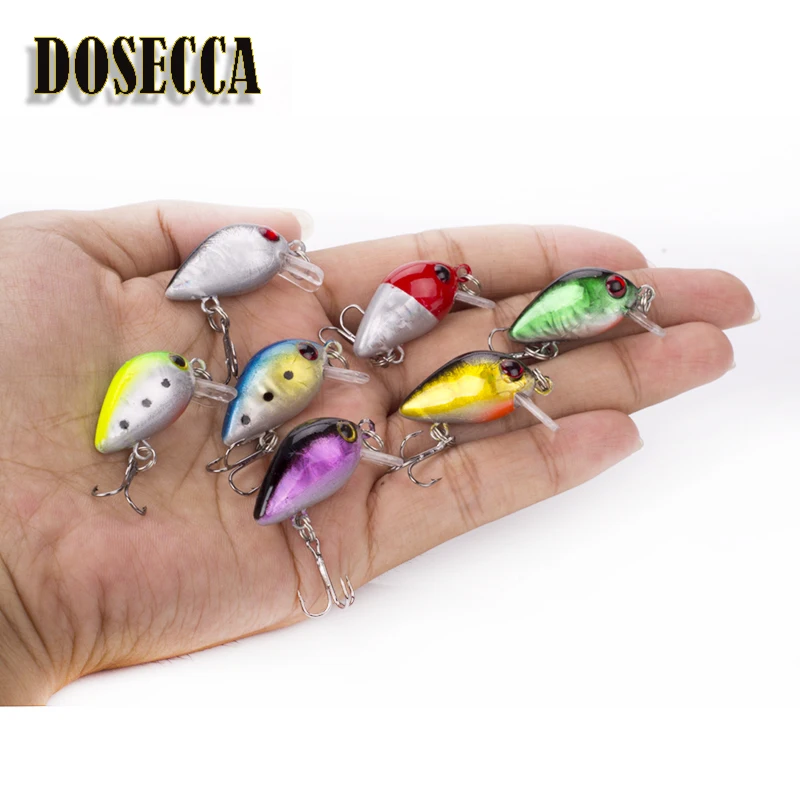 Señuelo de Pesca duro de diseño japonés, Mini cebo de manivela para lucio, perca, lubina, flotante, Crankbait, 25mm, 1,5g, 32mm, 4g, 1 piezas - imagen 5