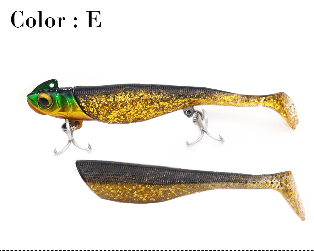 Diseño de color electrónico vibrante y llamativo para los entusiastas de la pesca