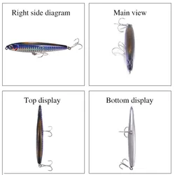 Crankbait lápiz 8cm – Señuelo hundido para carpa y perca