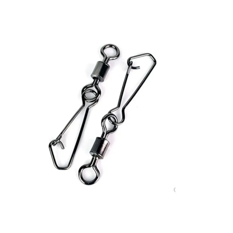 1000 Uds accesorios de Pesca cobre acero inoxidable giratorio Snap fuerte Pin conector aparejos al por mayor por Pesca a granel - imagen 3