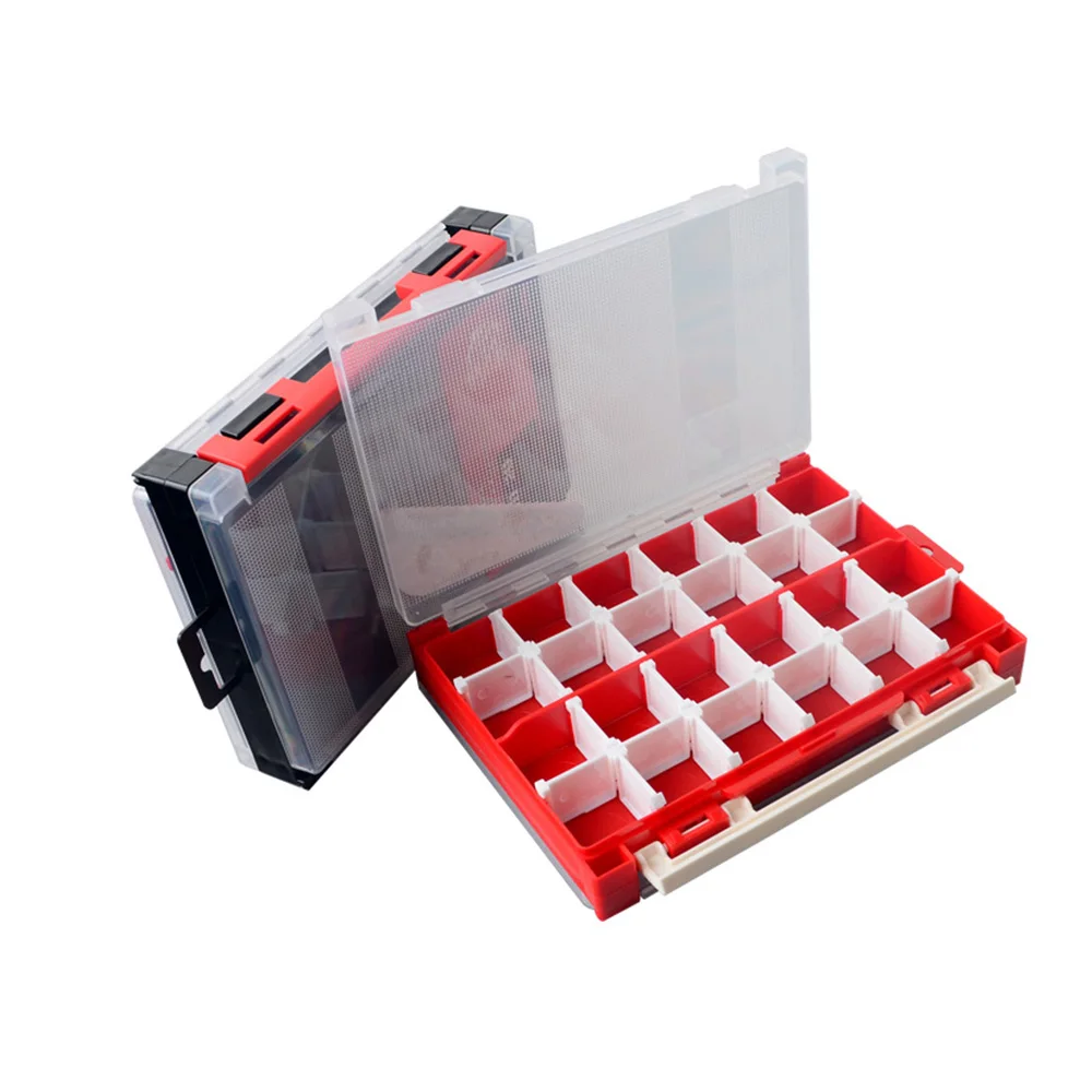 Caja de señuelos de doble cara, aparejos de pesca de carpa Zig Chod, caja de almacenamiento de aparejos de pelo rígido para lentejuelas, caja de almacenamiento de anzuelos de pescado, herramienta - imagen 3