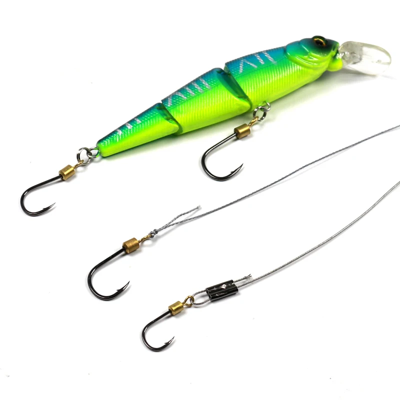 Bimoo-anzuelo giratorio de 10 piezas para pesca de carpa, accesorio con púas afiladas de acero al carbono, giratorio - imagen 2