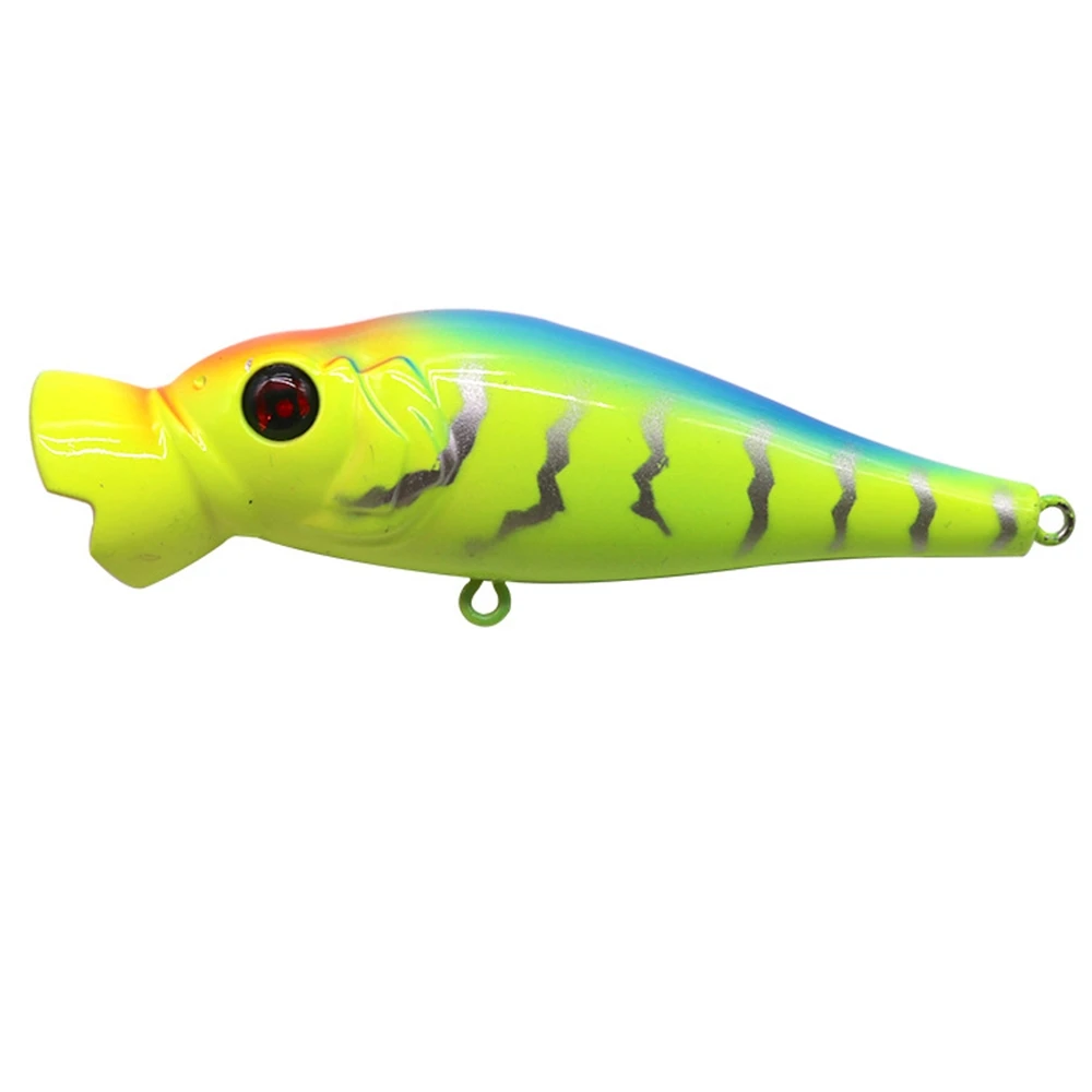 Popper-Señuelos de Pesca flotantes Topwater, Wobblers artificiales de plástico duro, Crankbait, aparejos de Pesca japoneses, 8,5 cm, 11g - imagen 4