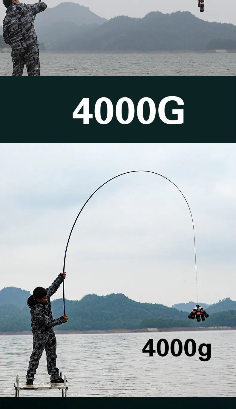 Experimente la emoción de la pesca con nuestra caña de 4000 g