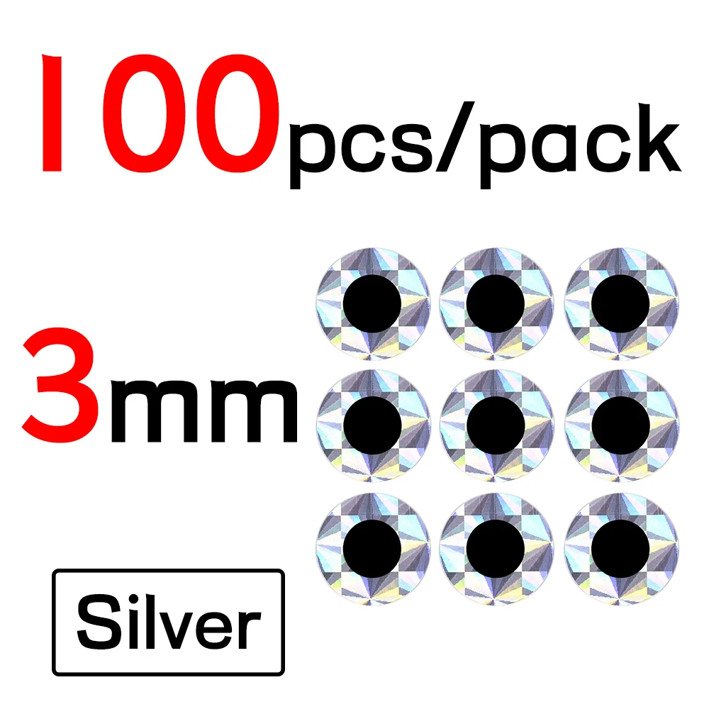3mm Sliver 100pcs
