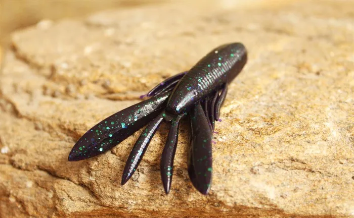 Señuelo de pesca, cebo de gusano suave, 8cm/7,7g, forma de camarón, 105mm, 11,7g, señuelos artificiales, oruga con olor, bolsa de 5-6 piezas - imagen 3