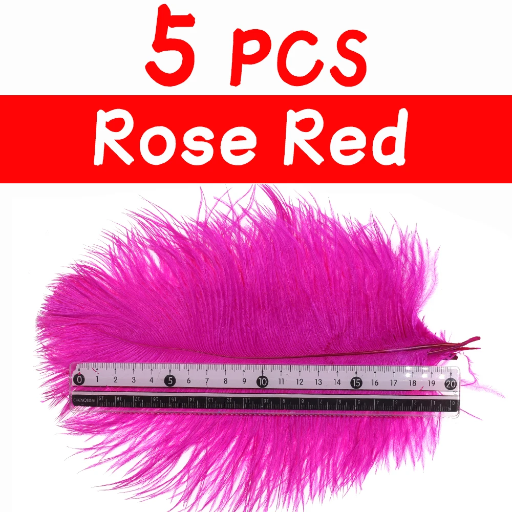 5pcs Rose Red