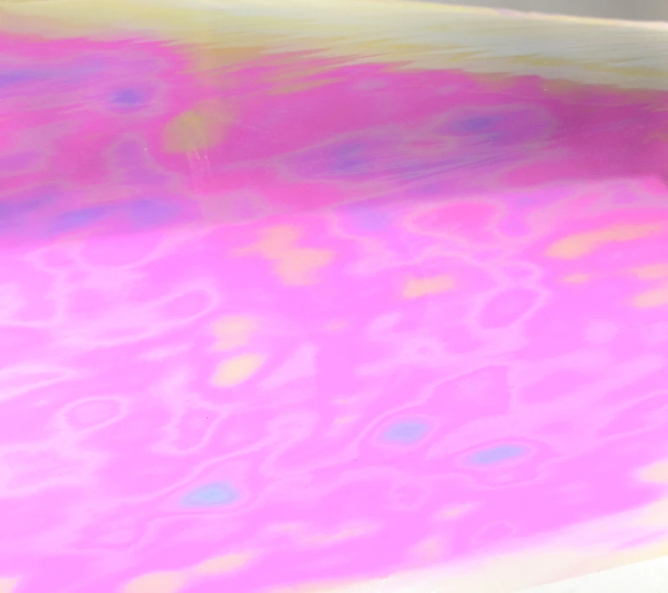 MNFT-película de plástico transparente para atar moscas, 8 piezas, arcoíris, piel, Midge Flash, señuelo, Material de 12CM X 20CM - imagen 4