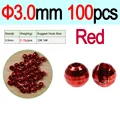 100pcs 3.0mm Red