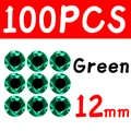 100pcs 12mm Green