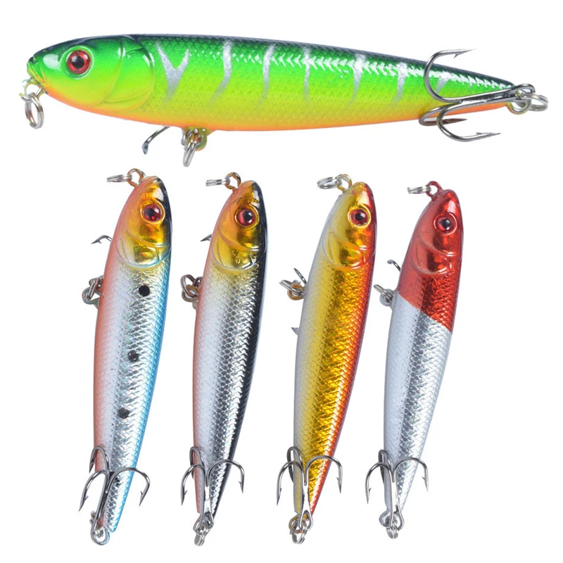 Minnow Wobbler señuelo de Pesca, cebo Jerkbait japonés, perca, Mini señuelos de hundimiento, cebo Artificial duro - imagen 4