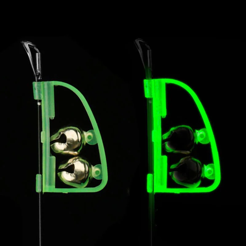 Luz luminosa para pescar, herramientas de Pesca nocturna, alarma de mordida de caña, accesorios de aparejos de Pesca rápidos portátiles, 5 unids/lote - imagen 3