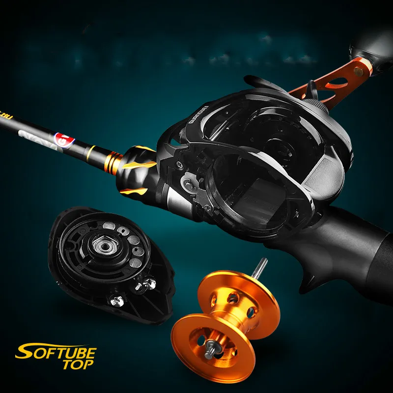 Barra de señuelo de potencia, 1,8/1,98/2,1/2,4 m ML, 2 secciones, Baitcasting, Spinning Pole con rueda de luz, Peche En Mer, cuwkarstwo, Olta - imagen 4