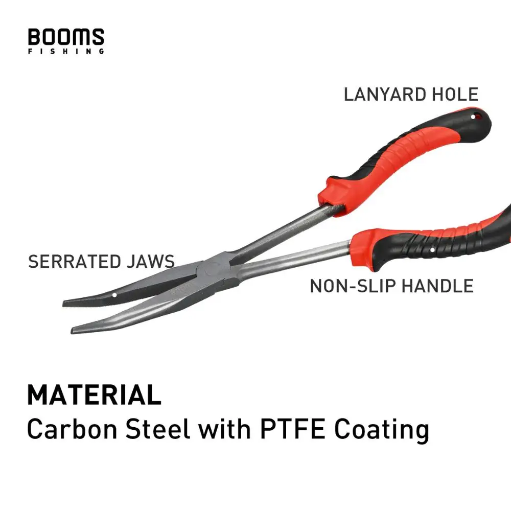 Booms Fishing F05 Alicates de pesca de pescador removedor de anzuelos de largo alcance - imagen 5