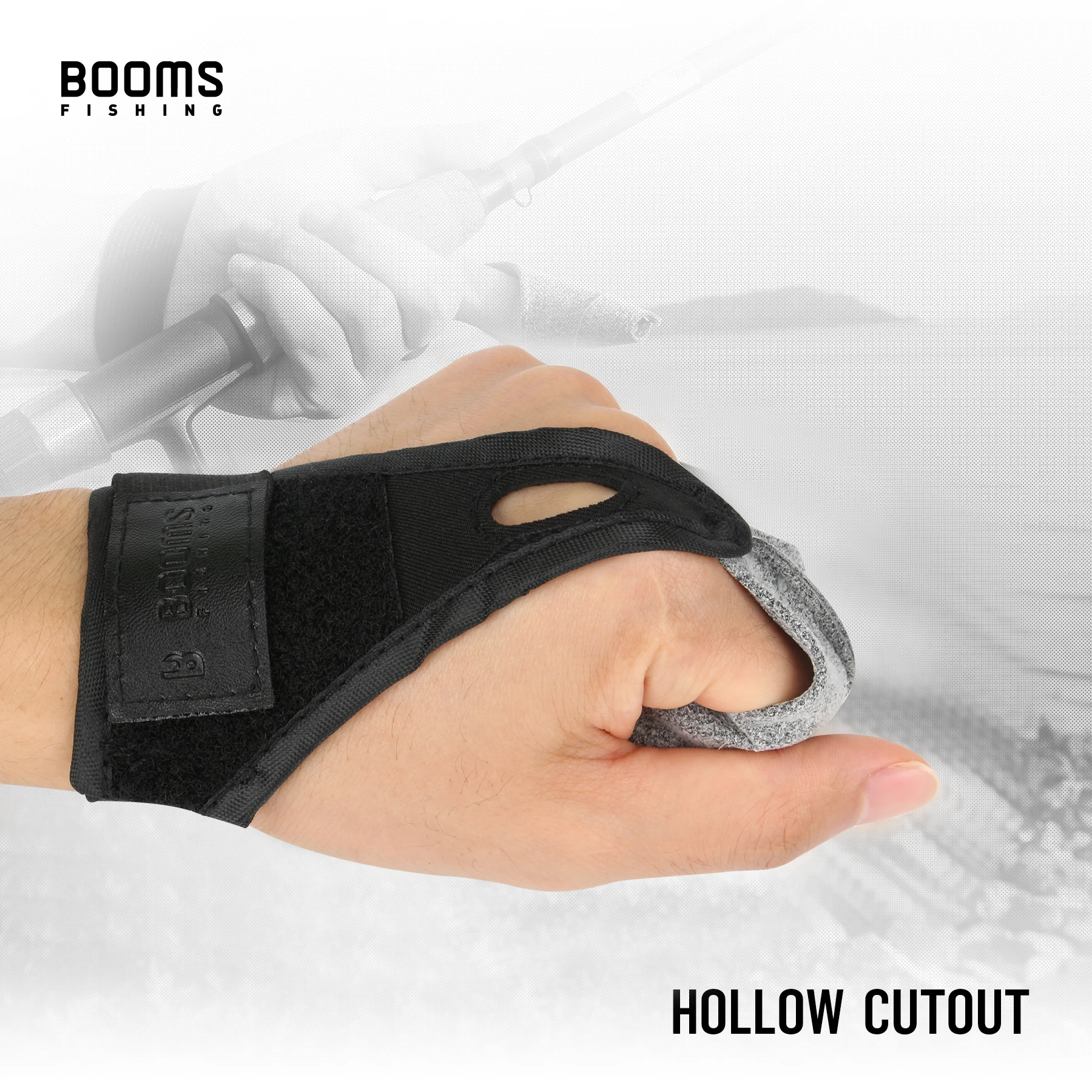 Booms Fishing FG1 Protector de un solo dedo guantes de pesca con mosca antideslizantes transpirables, guantes de fundición de Surf accesorios de herramientas de pesca - imagen 4