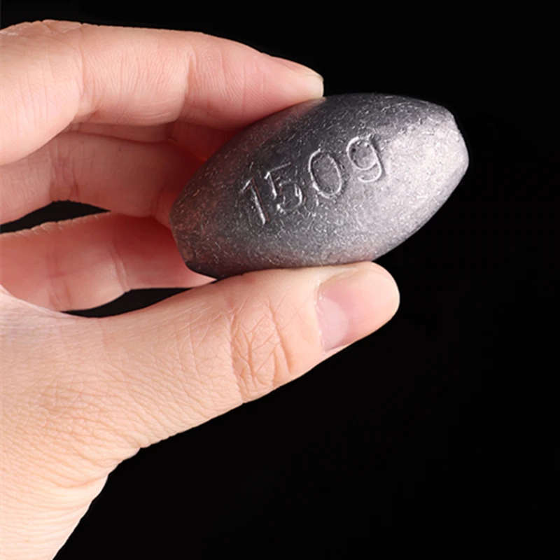 Plomos de pesca tipo Oliva de 10 piezas, plomo electrolítico de alta densidad, accesorios de pesca multimodelo de alta calidad - imagen 5