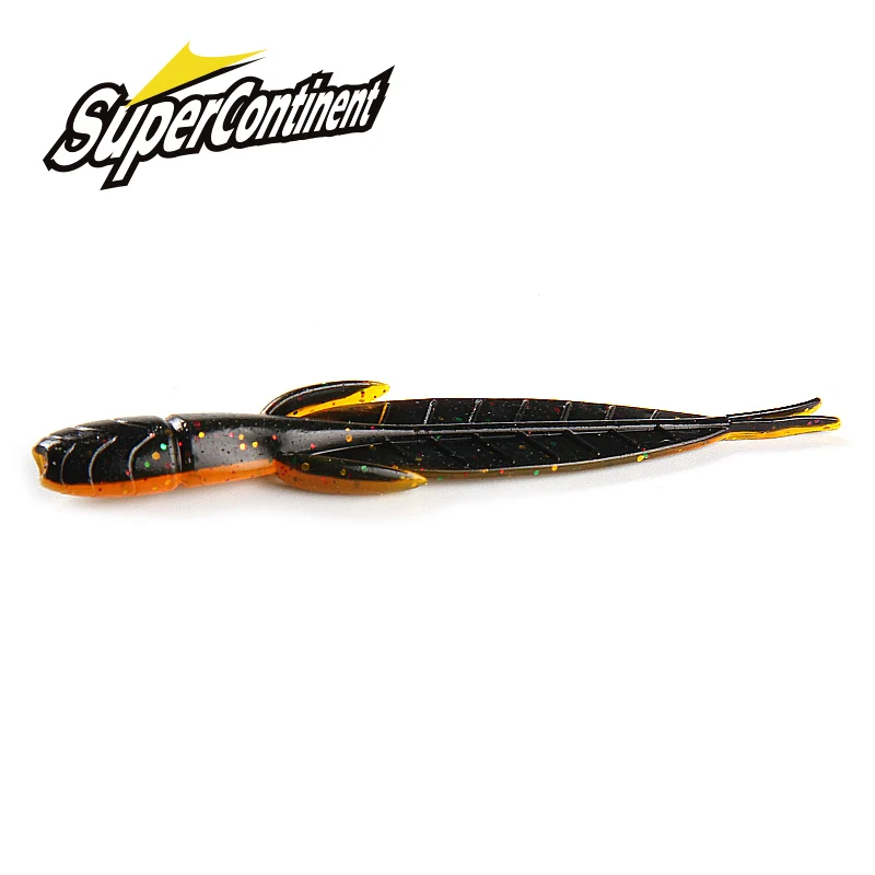 Señuelo de pesca caliente supercontinente 78mm/20 piezas C-4 señuelo sanguijuela cebo larva cebo suave