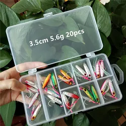 Swolfy Señuelo cuchara metal para jigging y lubina