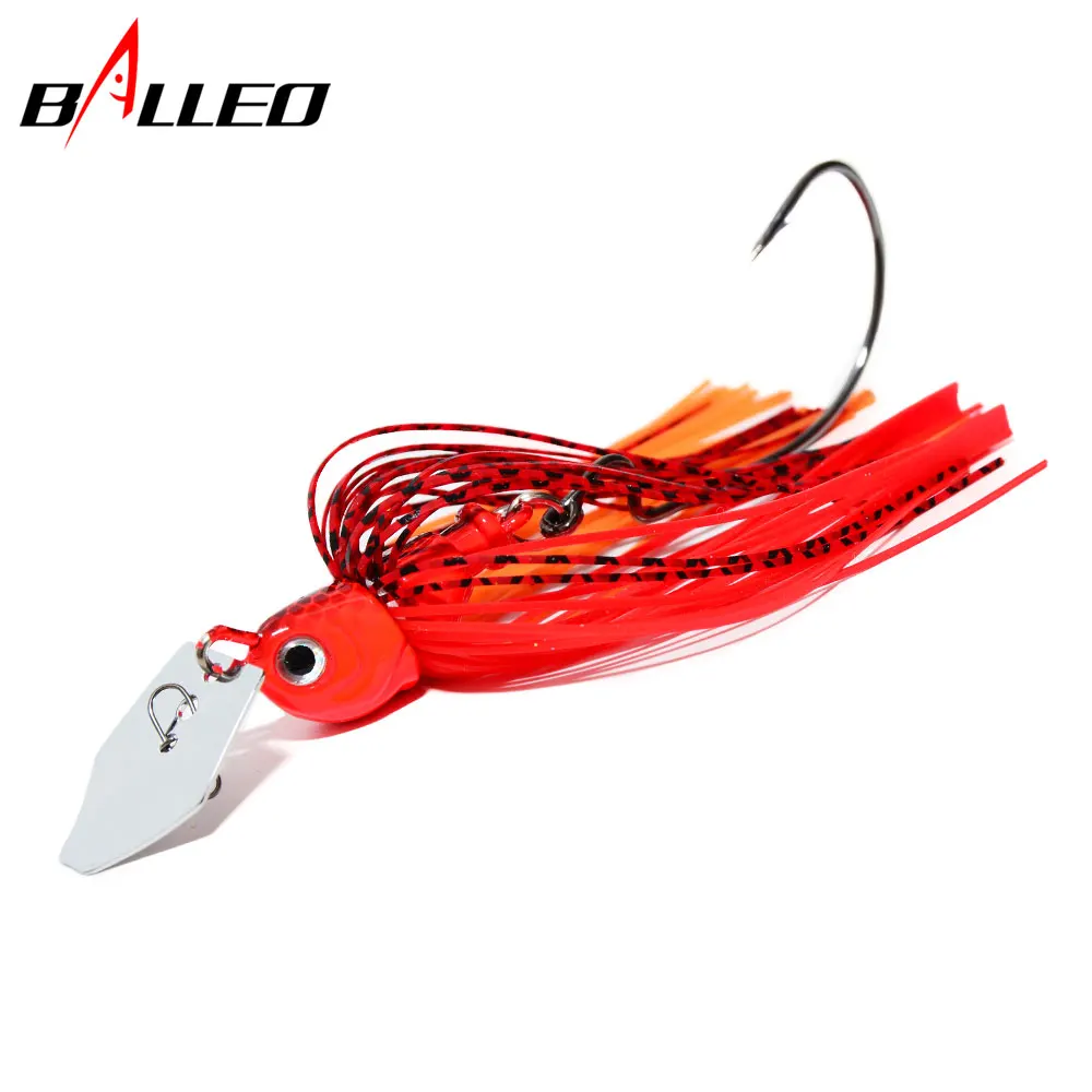 Señuelo de pesca giratorio, cebo Wobbler Buzzbait Chatte, falda de goma Artificial, cebo Chatter para lubina, 13g/16g/19g - imagen 2