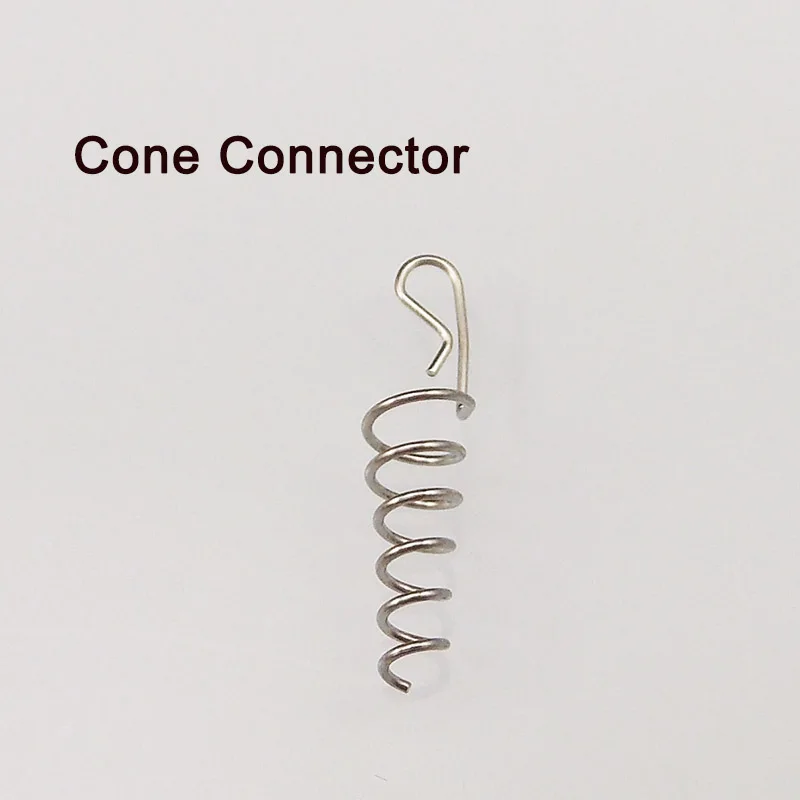 KESFISHING 50 Uds. Conector de anzuelos cónicos de 21mm, cebos blandos, pines de centrado de resorte, pestillo fijo, aguja, bloqueo giratorio, accesorios de pesca - imagen 3