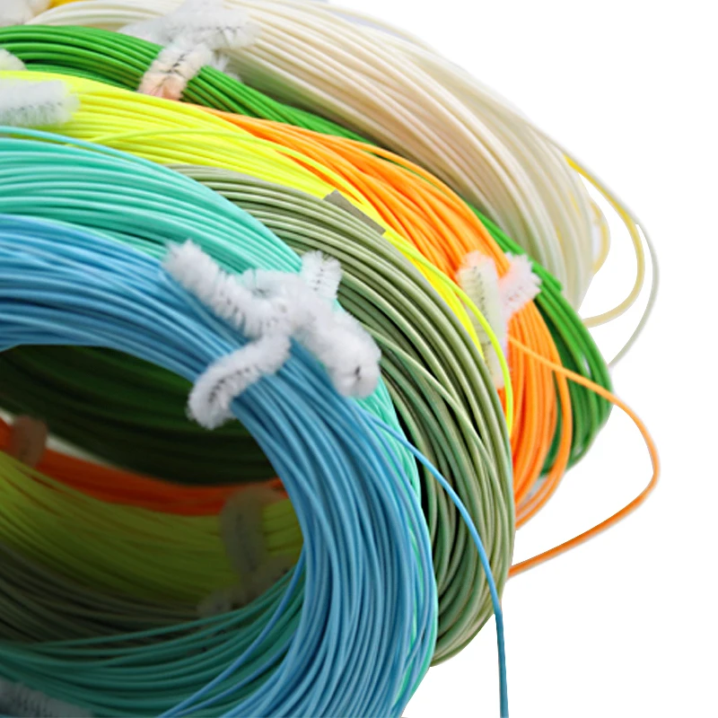 Mosodo-sedal de pesca con mosca flotante, con 2 bucles soldados, 30m, WF 3F 4F 5F 6F 7F 8F - imagen 2