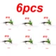 6pcs mayfly