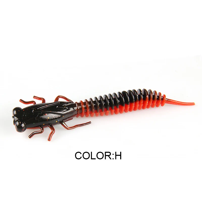 2019 nueva larva supercontinente 10pcs8pcs4pcs nuevo cebo blando Contiene olores - imagen 4