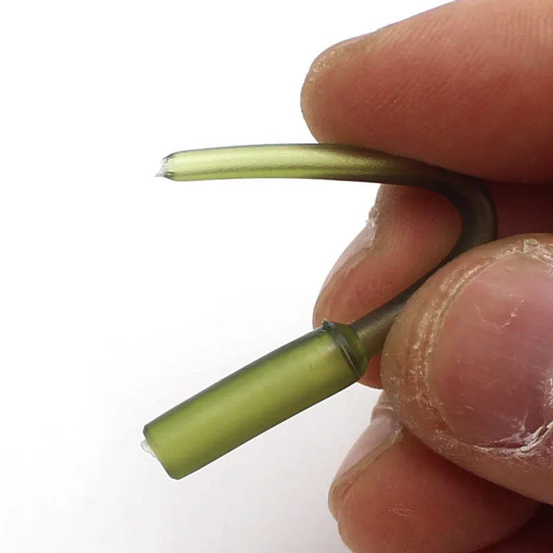 Aparejos de pesca con alimentador de método, funda de inserción de plomo en línea suave, mangas antienredos, aparejos de pesca de carpa gruesa, 10 Uds. - imagen 3