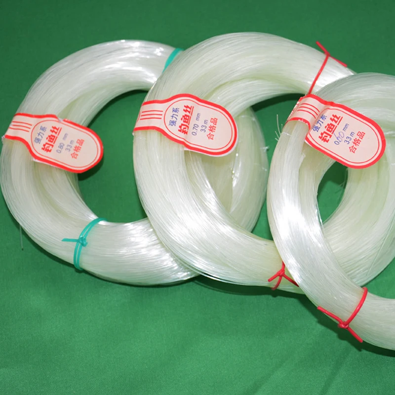Línea de pesca fuerte de gran tamaño, 165m/330m, monofilamento de cristal de nailon audaz, accesorios de pesca de mar, herramientas de 0,6-1,4mm - imagen 5